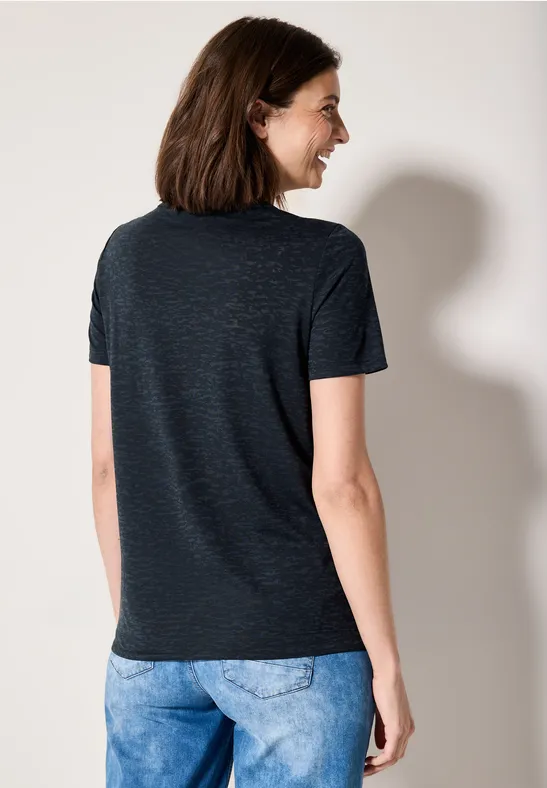 Ausbrenner-Shirt mit Wording günstig online kaufen