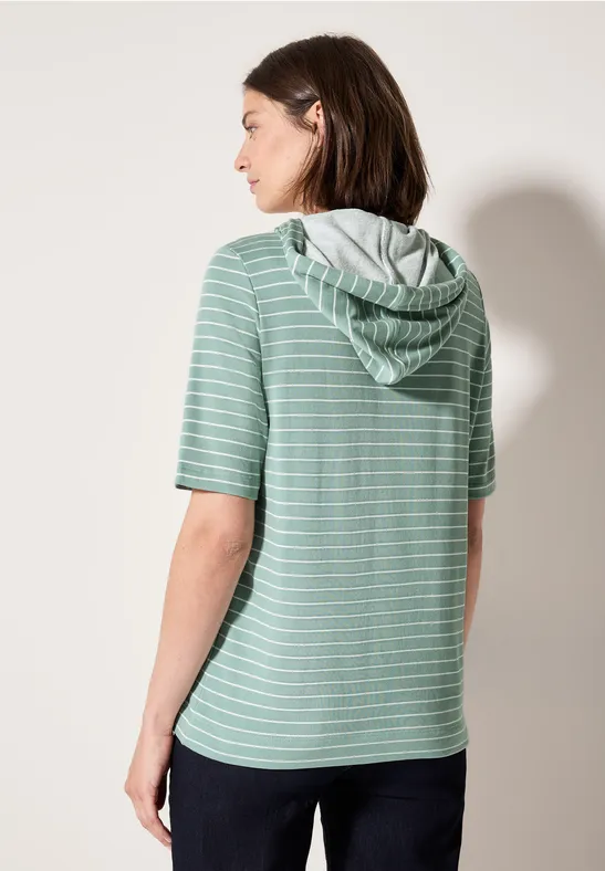 Gestreifter Kapuzenpullover günstig online kaufen