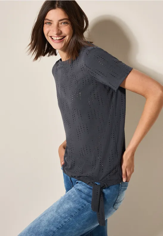 Cecil T-Shirt mit U-Boot-Ausschnitt günstig online kaufen