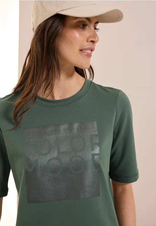Cecil T-Shirt, mit Rundhalsausschnitt günstig online kaufen