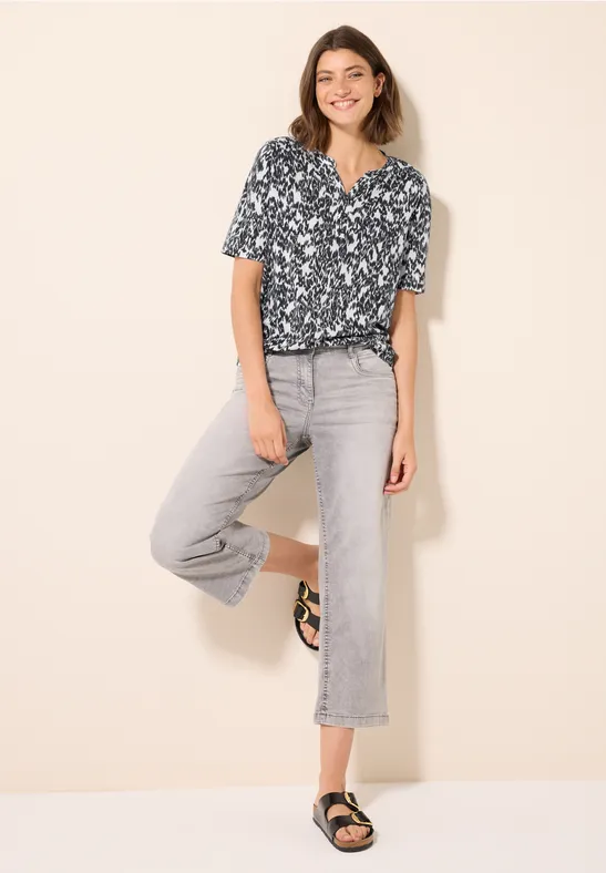 Thumbnail - Cecil Damen Shirt im Tunika-Look in Weiß, Gr: L