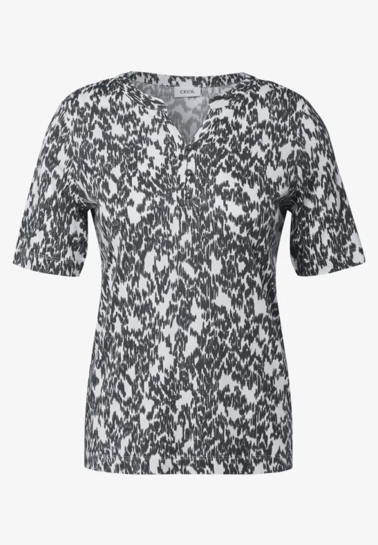Thumbnail - Cecil Damen Shirt im Tunika-Look in Weiß, Gr: L