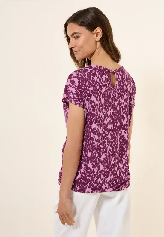 Strick-Look Shirt mit Muster günstig online kaufen