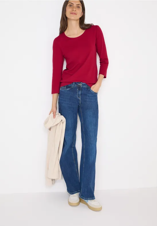 Thumbnail - Cecil Damen Basic Shirt in Rot, Gr: S