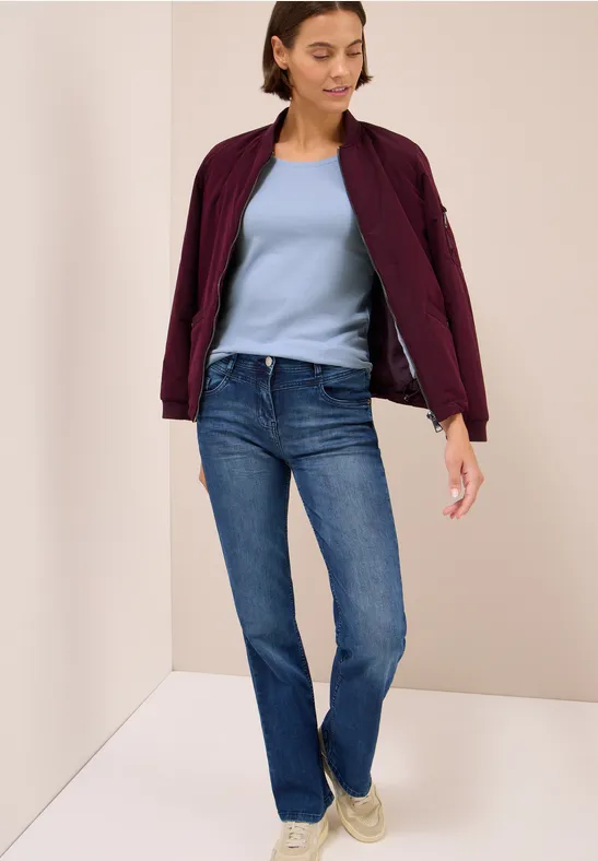 Thumbnail - Cecil Damen Basic Shirt in Blau, Gr: 3XL