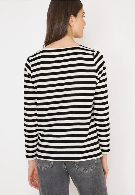 Gestreiftes Basic Shirt günstig online kaufen