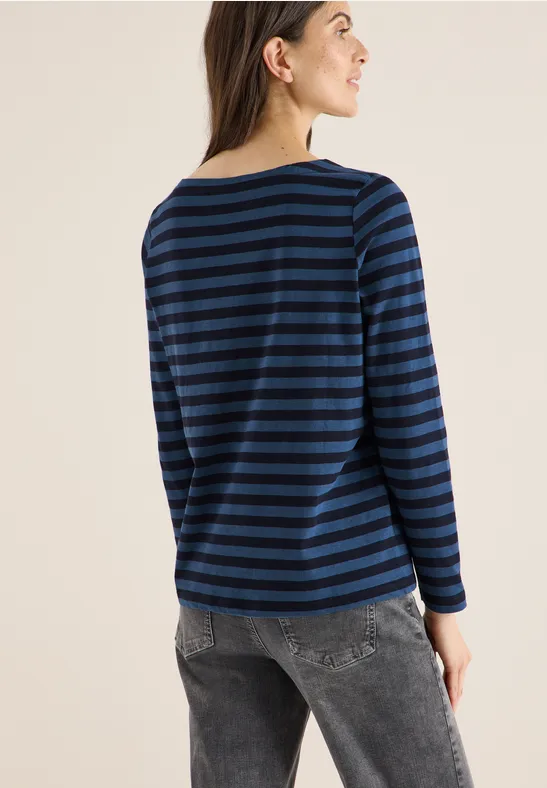 Gestreiftes Basic Shirt günstig online kaufen