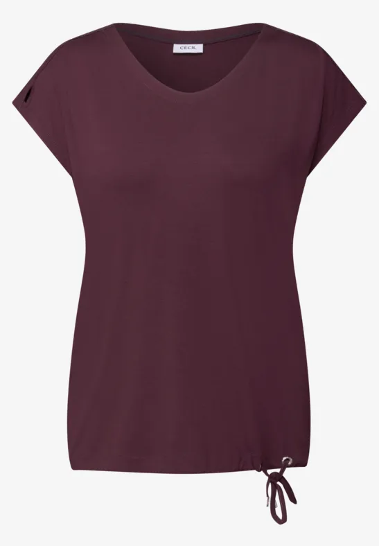 Thumbnail - Cecil Damen Shirt mit Cut-Out Details in Rot, Gr: S