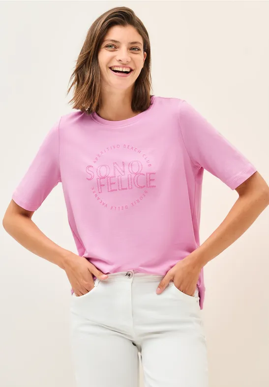 Cecil T-shirt met tekst