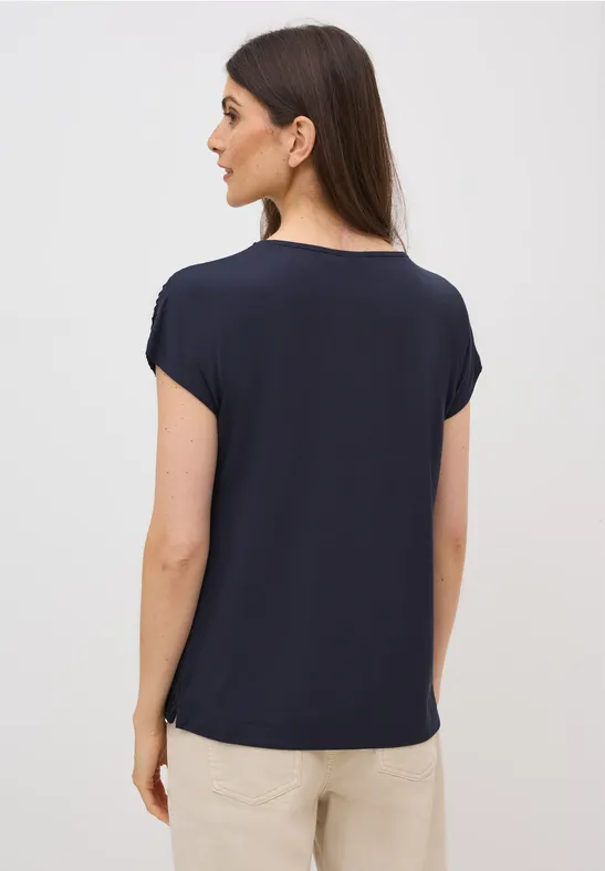 Strukturmix T-Shirt günstig online kaufen