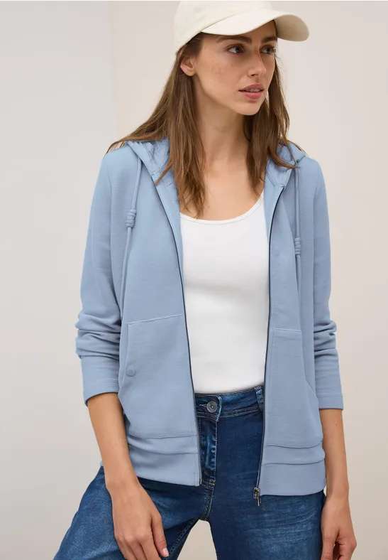 Thumbnail - Cecil Damen Leichte Kapuzenjacke in Blau, Gr: XL