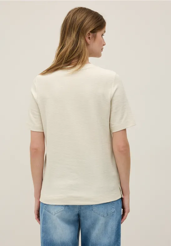 Bouclé Slub Shirt günstig online kaufen