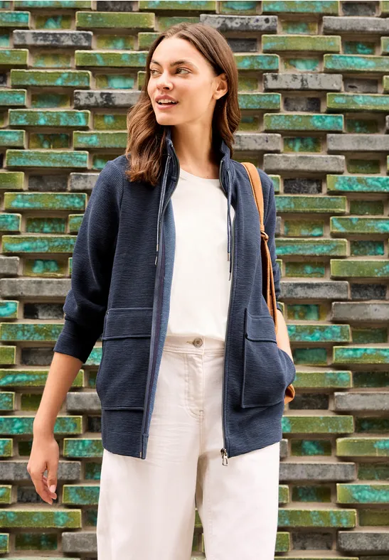 Cecil Cardigan, aus Baumwolle mit Stretchanteil günstig online kaufen