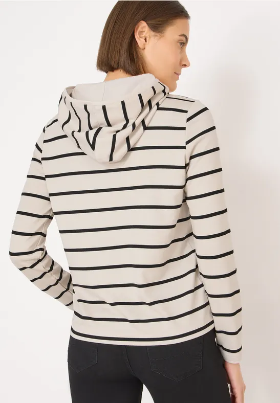 Gestreiftes Kapuzenshirt günstig online kaufen