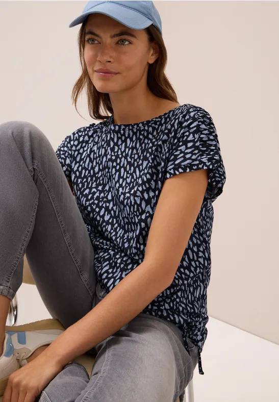 Shirt mit Raffung günstig online kaufen