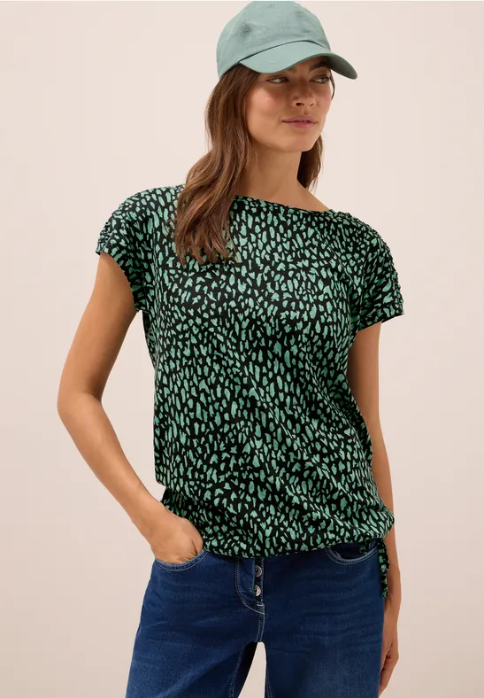 Shirt mit Raffung günstig online kaufen
