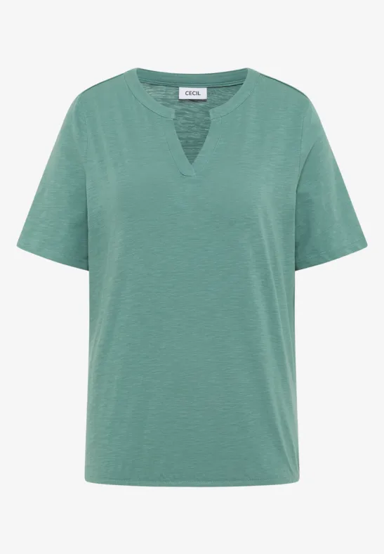 Thumbnail - Cecil Damen Shirt im Tunika-Look in Grün, Gr: L