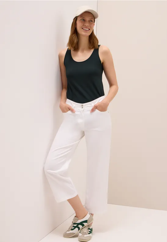 Thumbnail - Cecil Damen Langes Basic Top in Grün, Gr: M