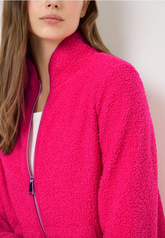 Softe Jacke mit Zipper günstig online kaufen