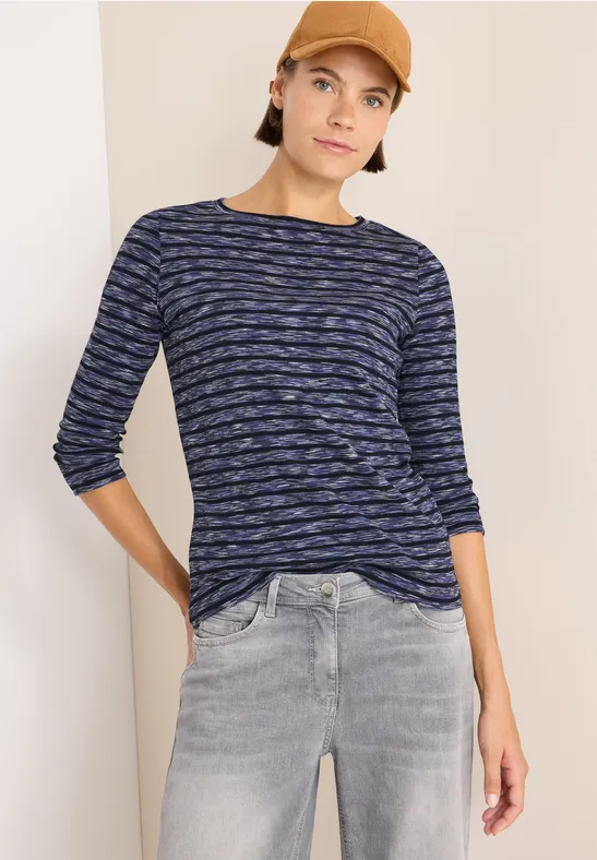 Gestreiftes Ripp-Shirt günstig online kaufen