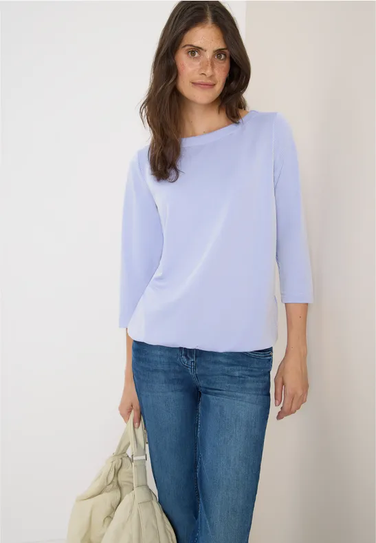 Thumbnail - Cecil Damen Gestreiftes Shirt in Blau, Gr: S