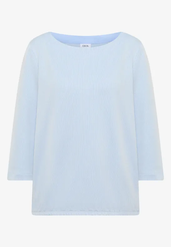 Thumbnail - Cecil Damen Gestreiftes Shirt in Blau, Gr: S