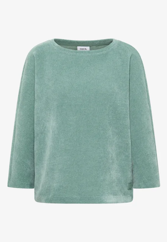 Thumbnail - Cecil Damen Cordshirt in Grün, Gr: XS