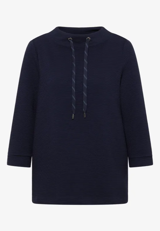 Thumbnail - Cecil Damen Ottoman Shirt in Blau, Gr: L