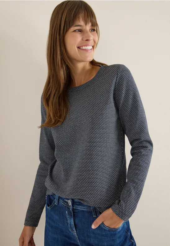 Minimal Jacquard Shirt günstig online kaufen