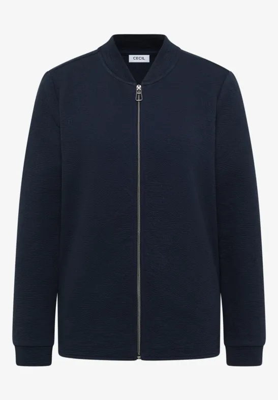 Thumbnail - Cecil Damen Strukturjacke in Blau, Gr: XL