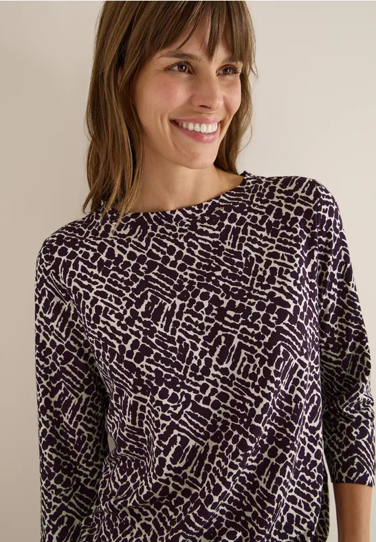 Shirt mit Minimal Print günstig online kaufen