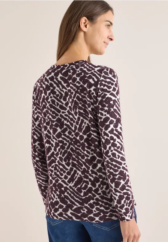 Kuscheliges Print-Shirt günstig online kaufen