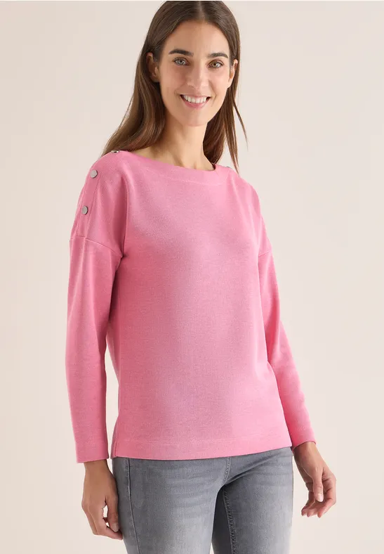 Softes Melange Shirt günstig online kaufen