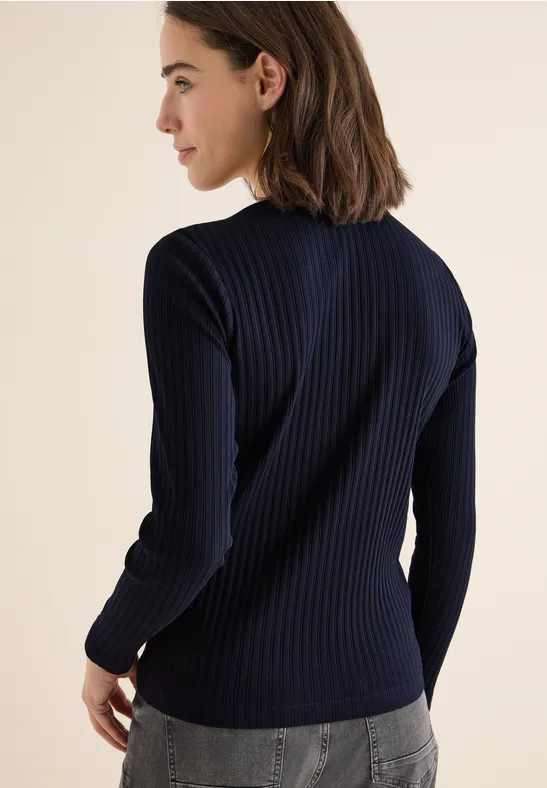 Rippstruktur Shirt günstig online kaufen