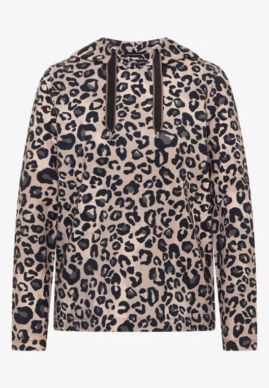 Thumbnail - Cecil Damen Leo Kapuzenshirt in Beige, Gr: S