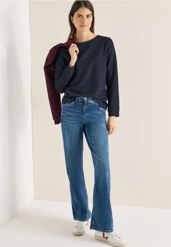 Two Tone Strukturshirt günstig online kaufen