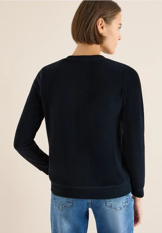 Softes Strukturmix Shirt günstig online kaufen