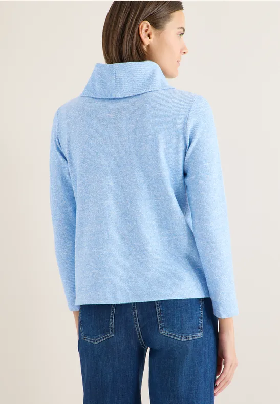 Melange Shirt mit Tape günstig online kaufen