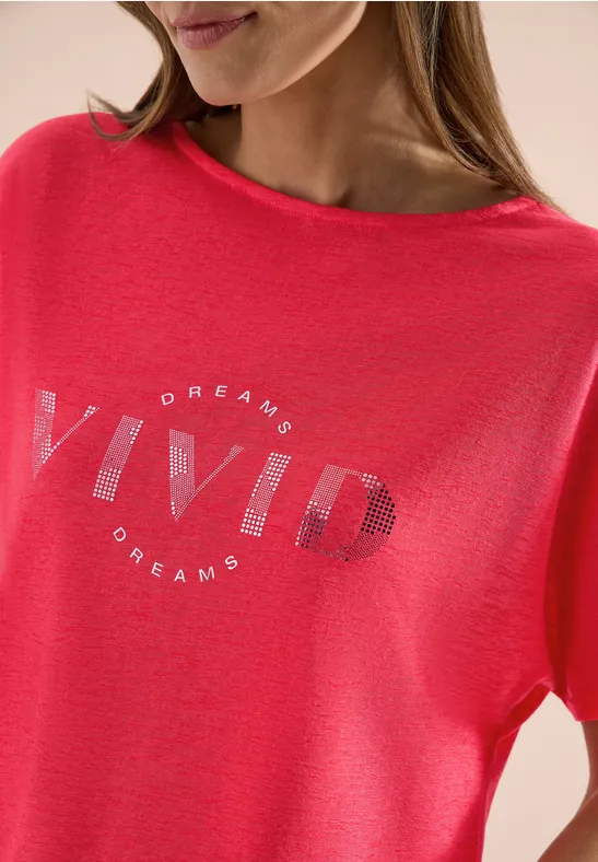 CECIL Dropped Shoulder Shirt in Leinen-Optik günstig online kaufen