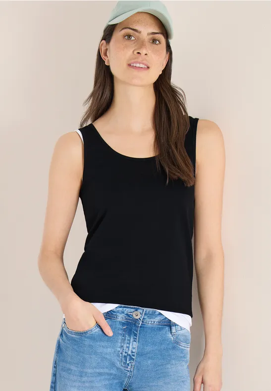 Basic Top mit Rundhals im 2er-Pack günstig online kaufen