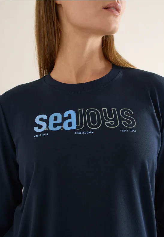 T-Shirt mit Frontprint günstig online kaufen