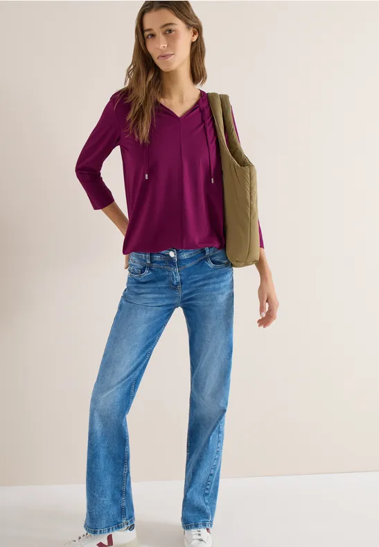 Thumbnail - Cecil Damen Shirt im Tunika-Look in Pink, Gr: S