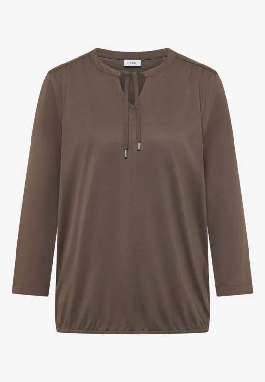 Thumbnail - Cecil Damen Shirt im Tunika-Look in Beige, Gr: S