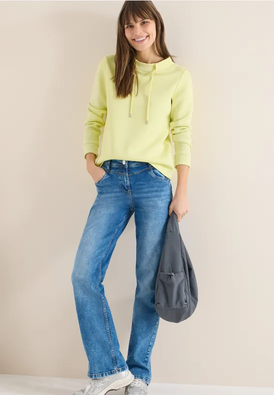 Thumbnail - Cecil Damen Shirt mit Tape-Detail in Gelb, Gr: L