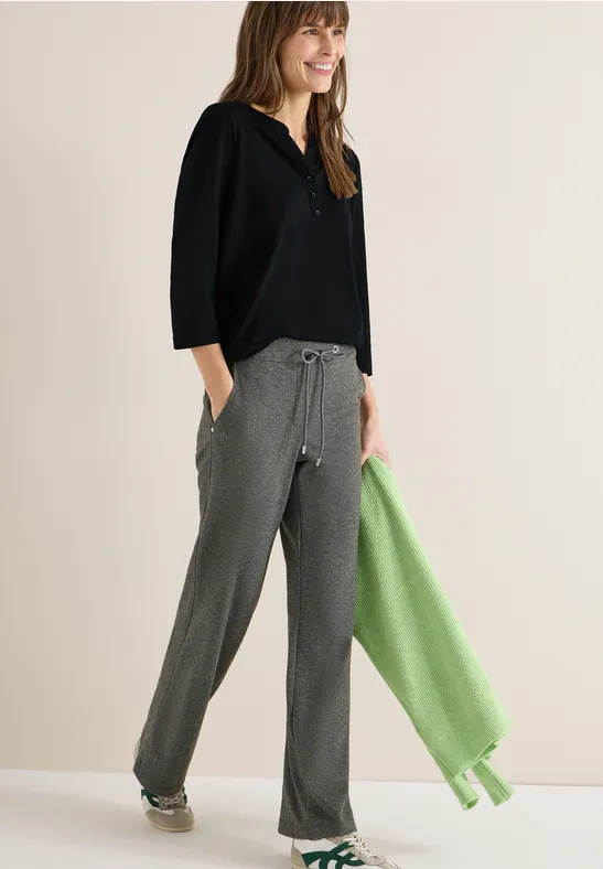 Thumbnail - Cecil Damen Shirt im Tunika-Look in Schwarz, Gr: S