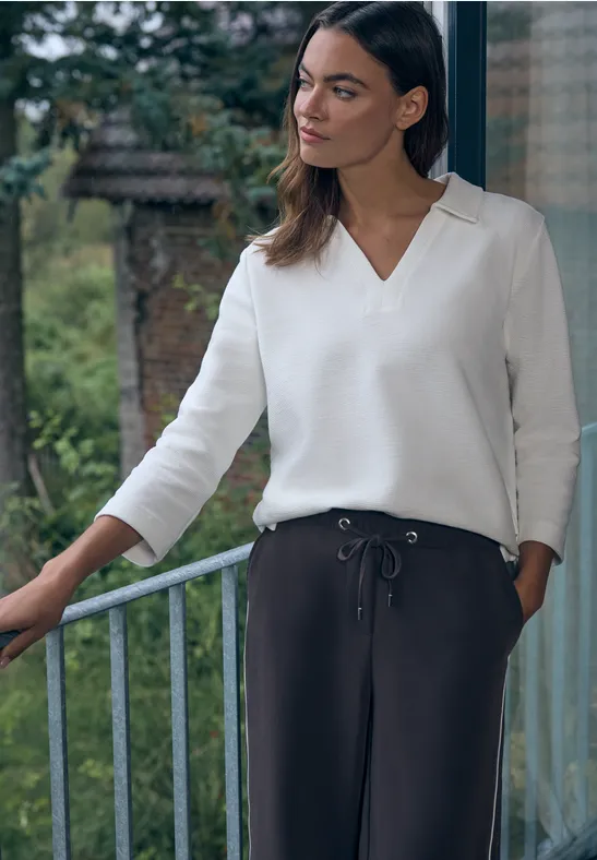 Struktur Poloshirt günstig online kaufen