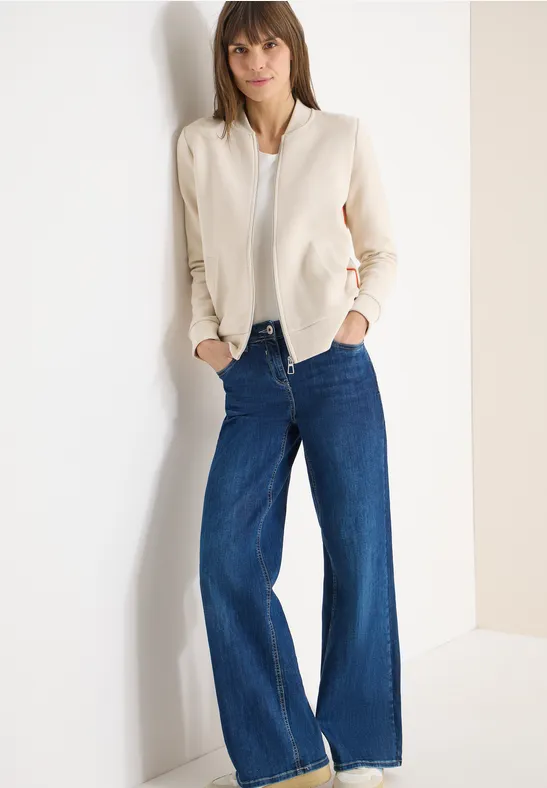 Thumbnail - Cecil Damen Ottoman Jacke in Beige, Gr: XL