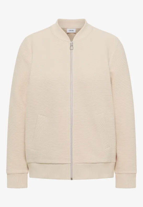 Thumbnail - Cecil Damen Ottoman Jacke in Beige, Gr: XL