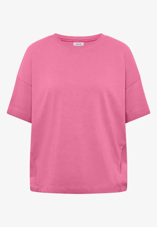 Thumbnail - Cecil Damen Garment dye Shirt in Pink, Gr: XL