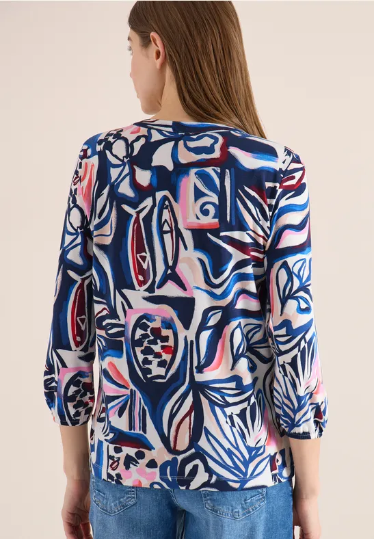 3/4-Arm Shirt mit Knotendetail günstig online kaufen